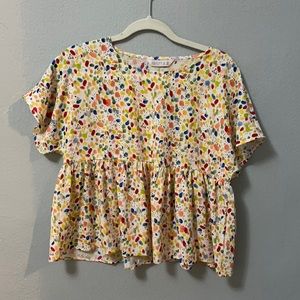 Boutique Watercolor top